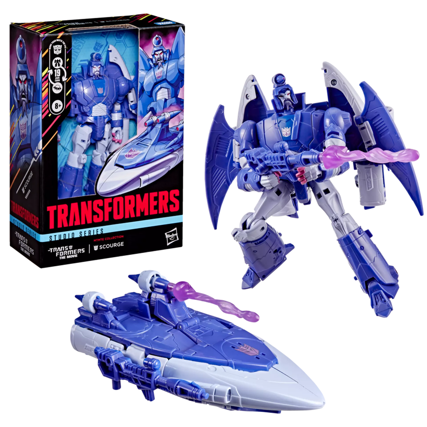 Transformers Studio Series MTMTE Collection Voyager Class Scourge [Transformers: The Movie]