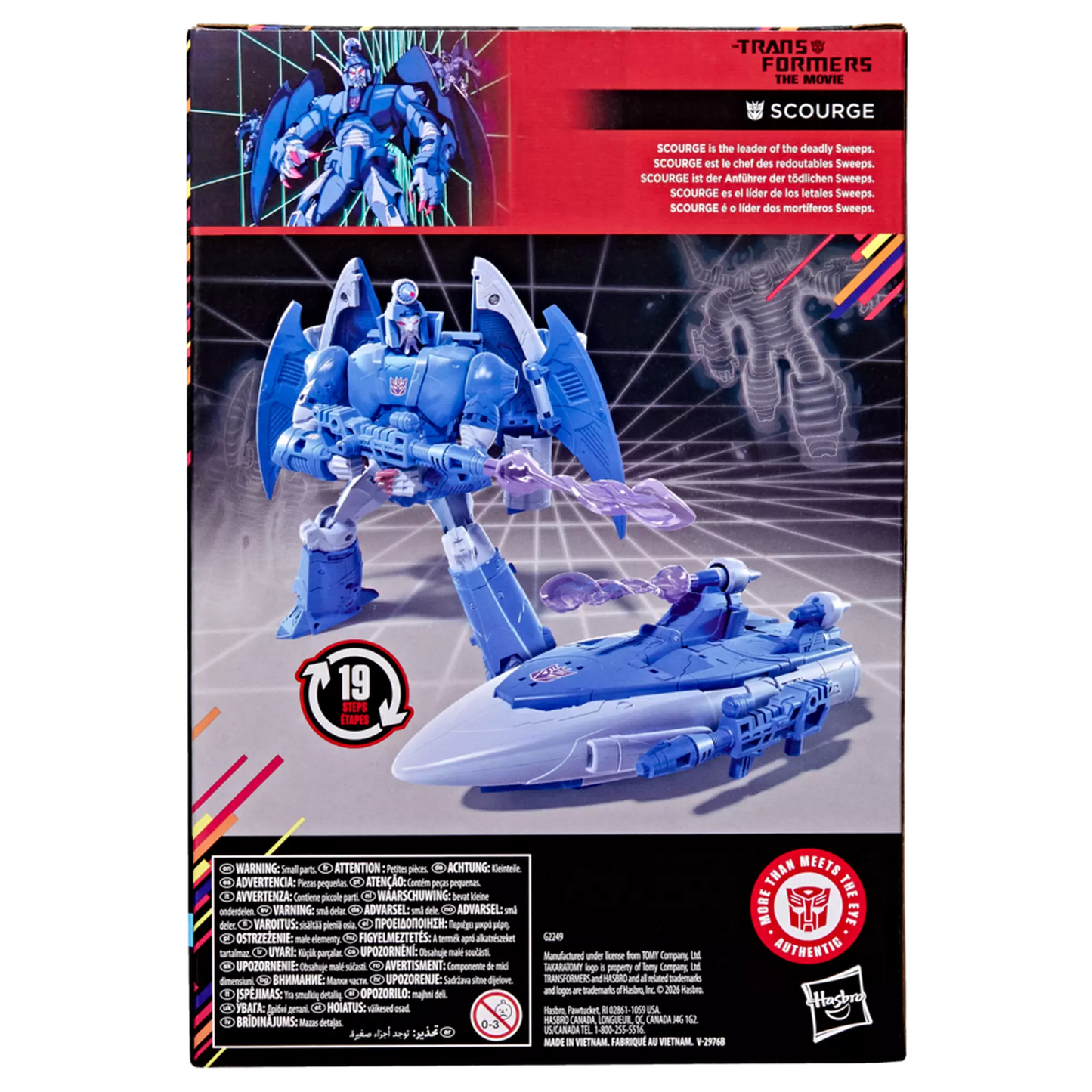 Transformers Studio Series MTMTE Collection Voyager Class Scourge [Transformers: The Movie]