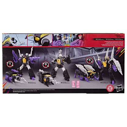 Transformers Studio Series MTMTE Collection Insecticon Bombshell, Insecticon Shrapnel, & Insecticon Kickback [Transformers: The Movie]