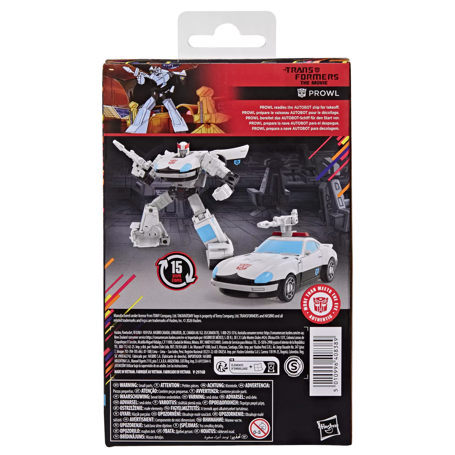 Transformers Studio Series MTMTE Collection Deluxe Class Prowl [Transformers: The Movie]
