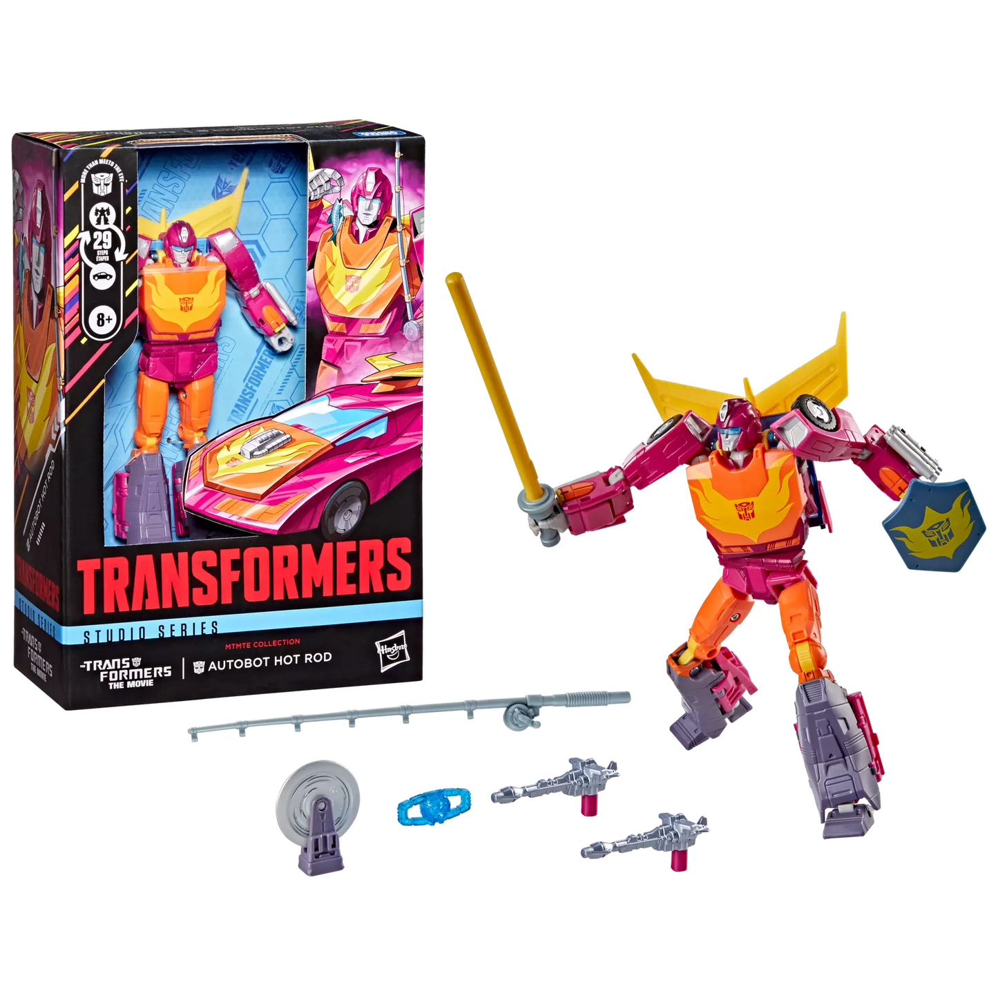 Transformers Studio Series MTMTE Collection Voyager Class Autobot Hot Rod  [Transformers: The Movie]