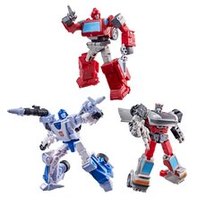 Transformers Age of the Primes Deluxe Class Autobot Mirage, Voyager Class Ironhide, & Deluxe Class Bluestreak