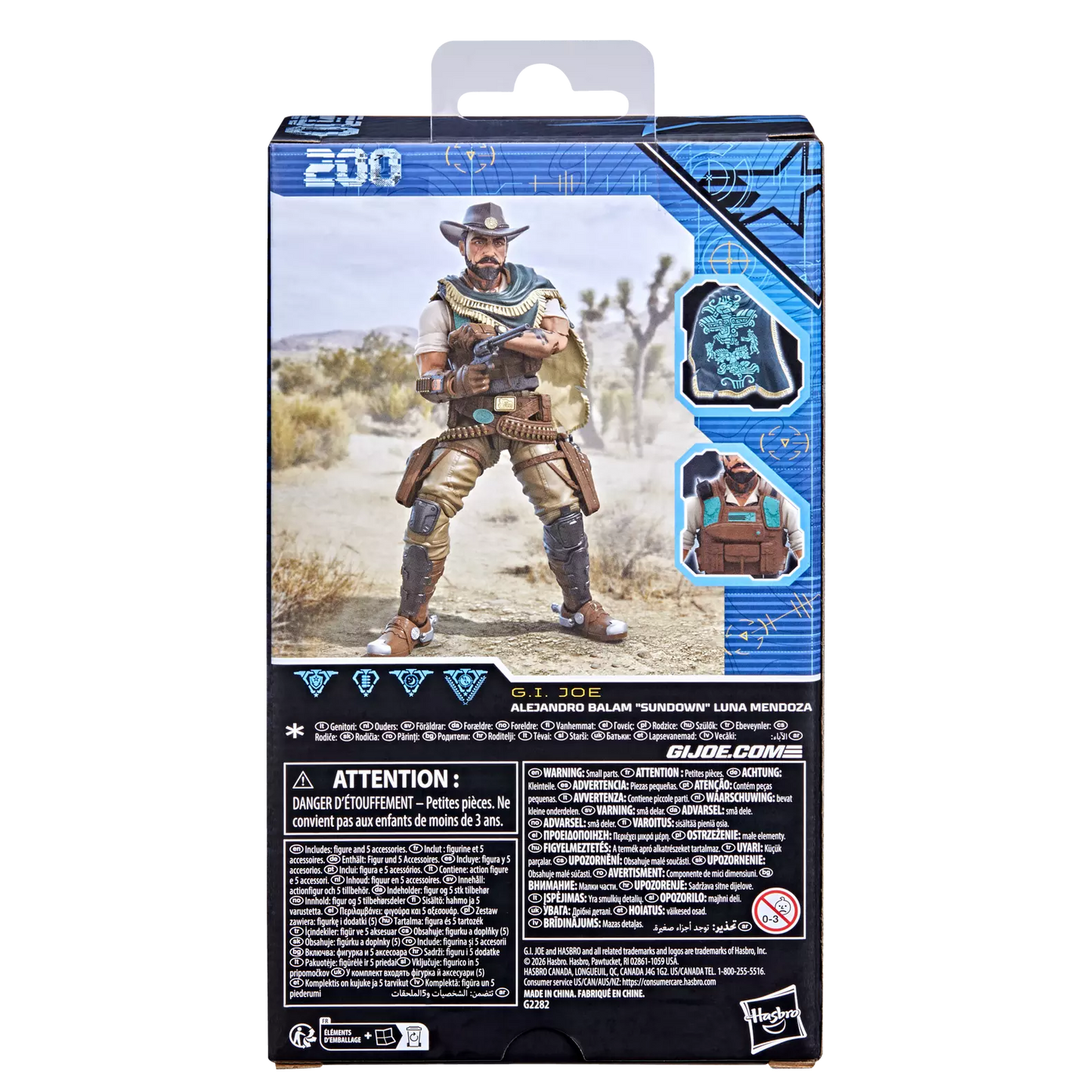 G.I. Joe Classified Series #200, Alejandro Balam "Sundown" Luna Mendoza