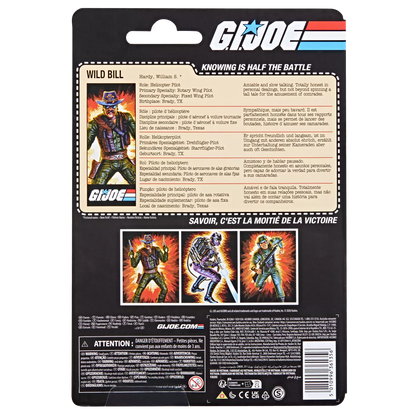 G.I. Joe Classified Series William "Wild Bill" Hardy [Retro Cardback]