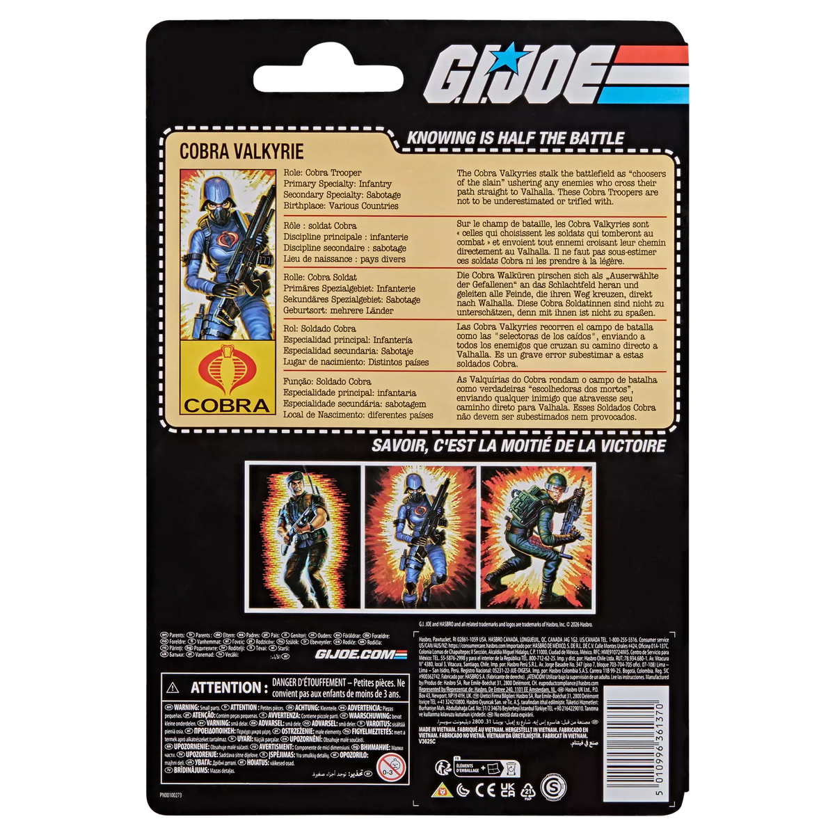 G.I. Joe Classified Series Cobra Valkyrie [Retro Cardback]