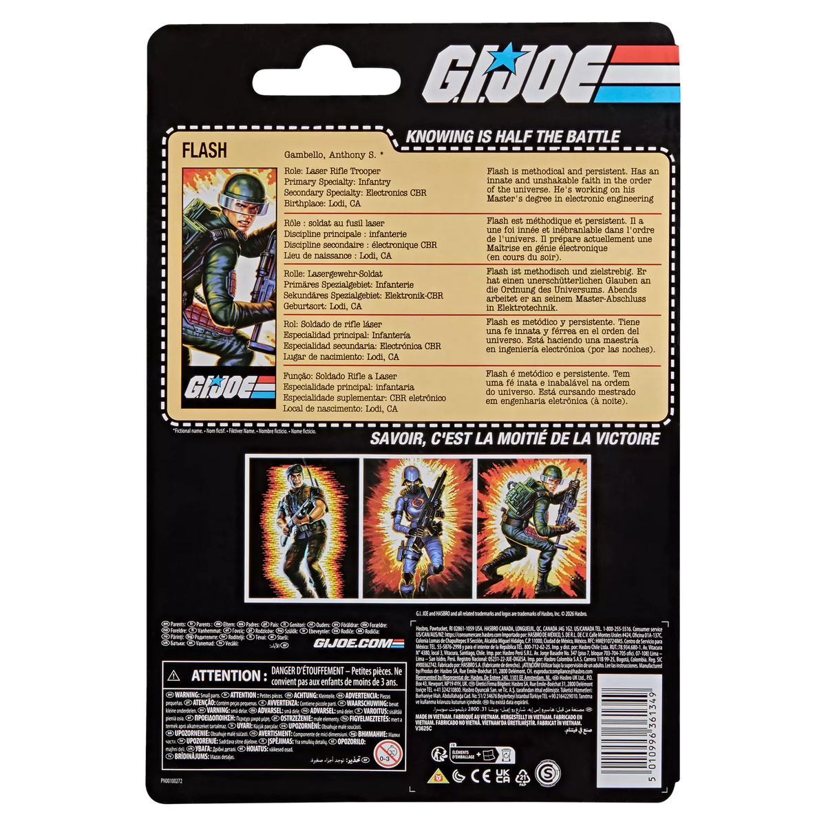 G.I. Joe Classified Series Anthony “Flash” Gambello [Retro Cardback]
