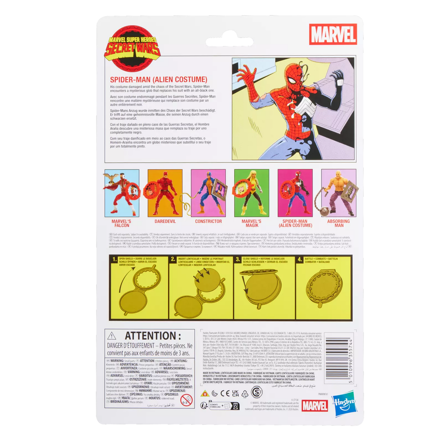 Marvel Legends Series Spider-Man (Alien Costume) [Secret Wars]