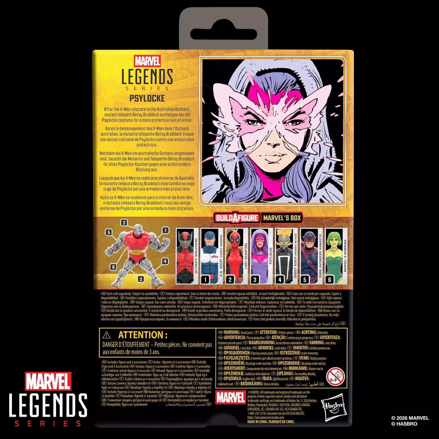 Marvel Legends Series Psylocke [Box BAF]