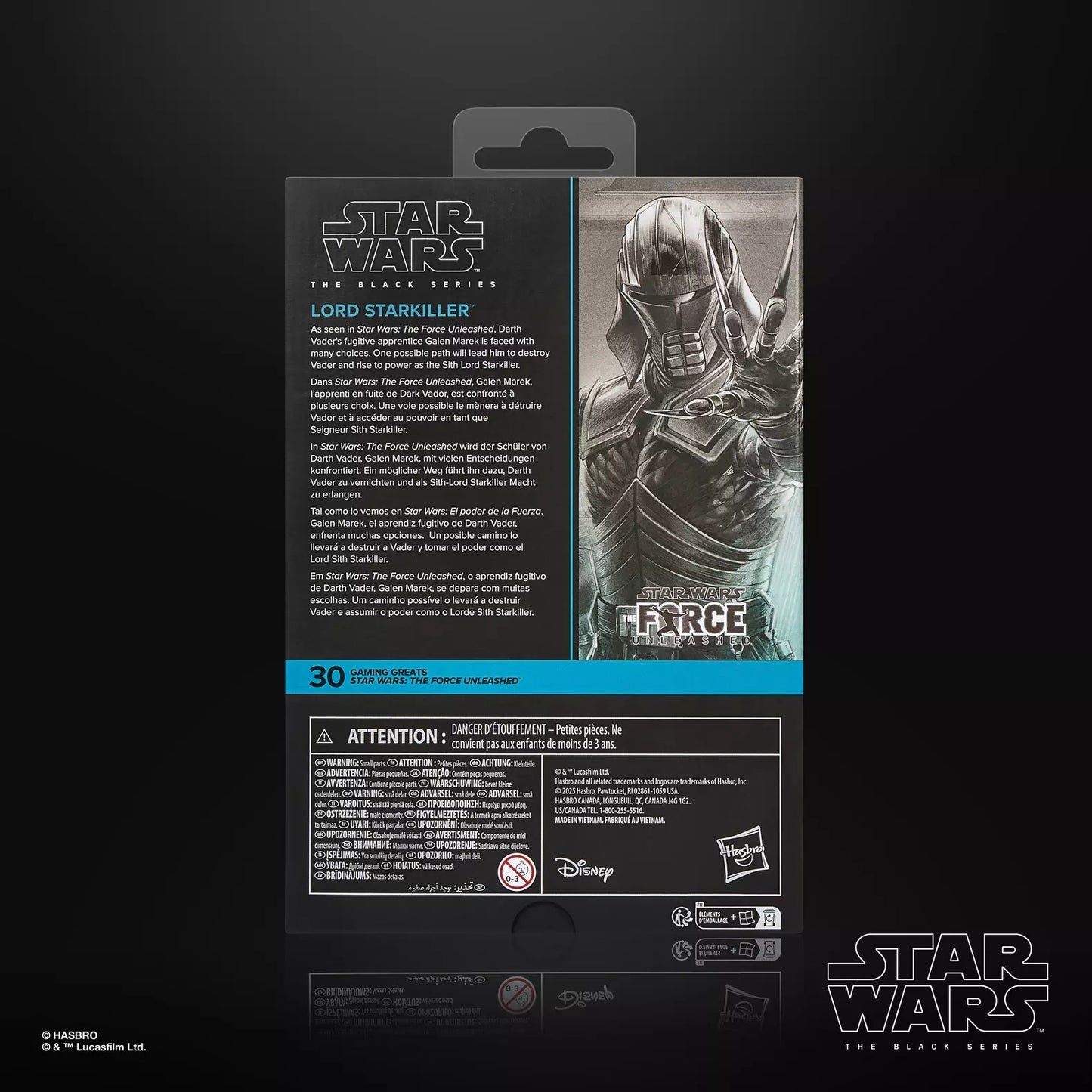Star Wars The Black Series Lord Starkiller [Gaming]