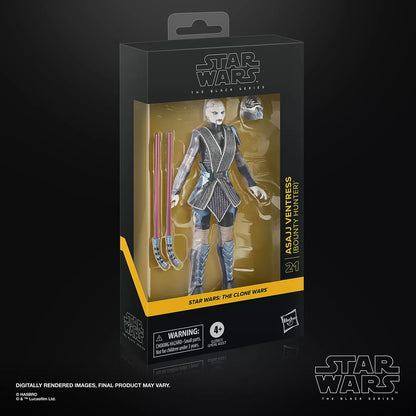 Star Wars The Black Series Asajj Ventress (Bounty Hunter) [Clone Wars]