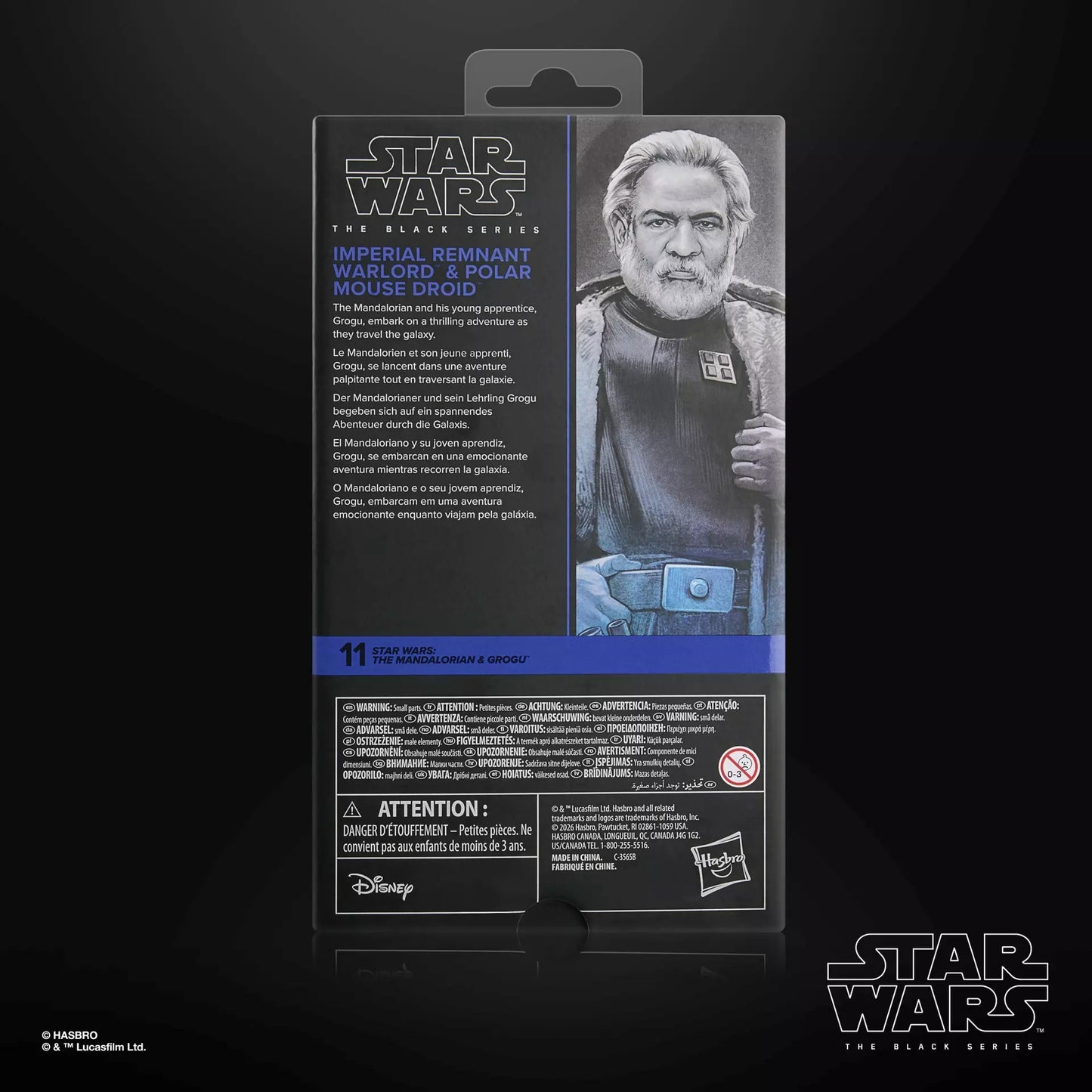Star Wars The Black Series Imperial Remnant Warlord & Polar Mouse Droid [TMaG]