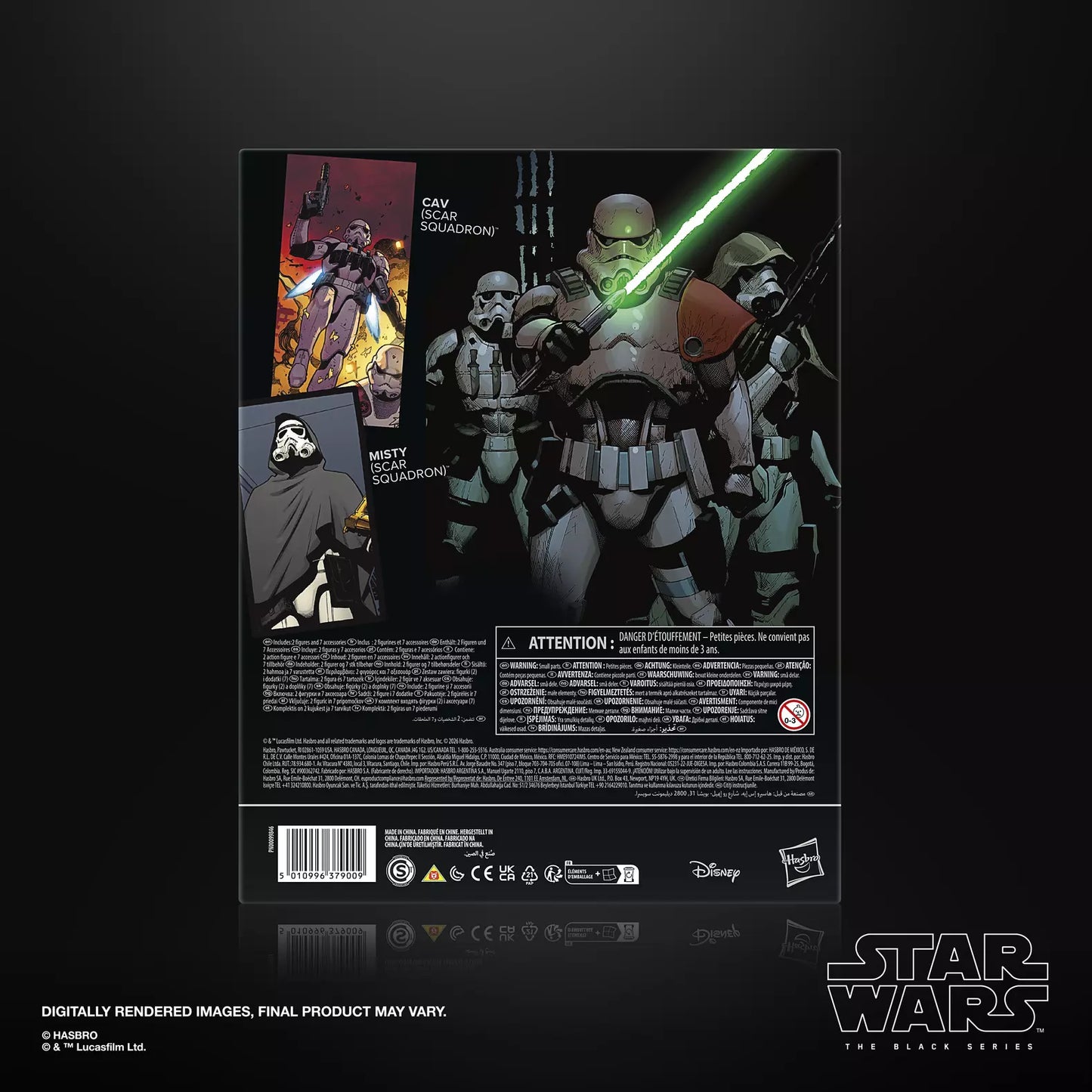 Star Wars The Black Series Cav and Misty (SCAR Squadron) [Comics]
