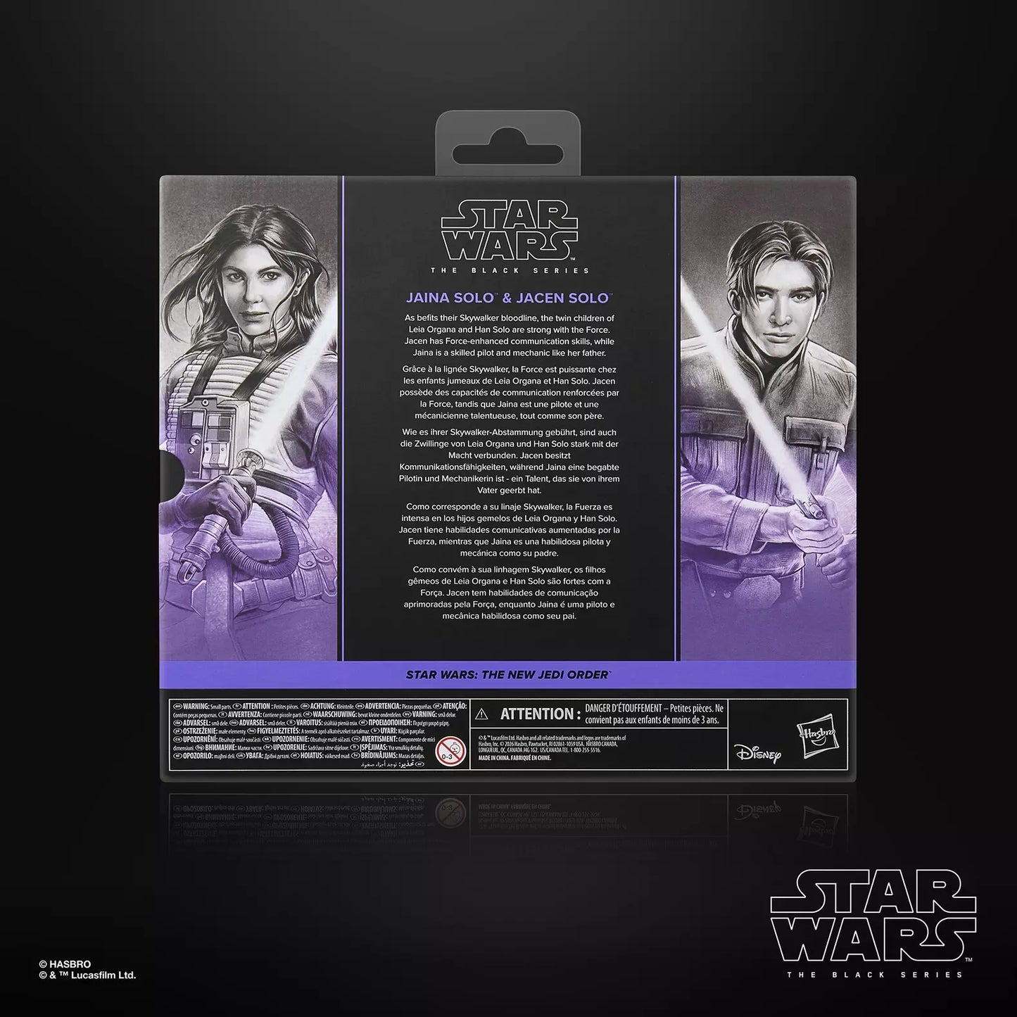Star Wars The Black Series Jaina Solo & Jacen Solo [Legends]