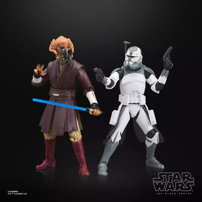 Star Wars The Black Series Plo Koon & Clone Commander Wolffe [Clones of the Republic]