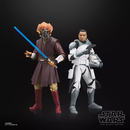 Star Wars The Black Series Plo Koon & Clone Commander Wolffe [Clones of the Republic]