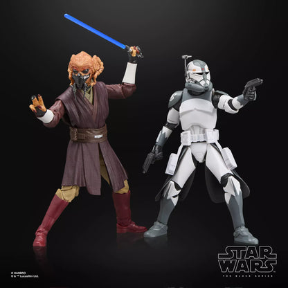 Star Wars The Black Series Plo Koon & Clone Commander Wolffe [Clones of the Republic]