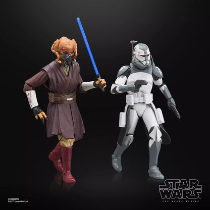 Star Wars The Black Series Plo Koon & Clone Commander Wolffe [Clones of the Republic]