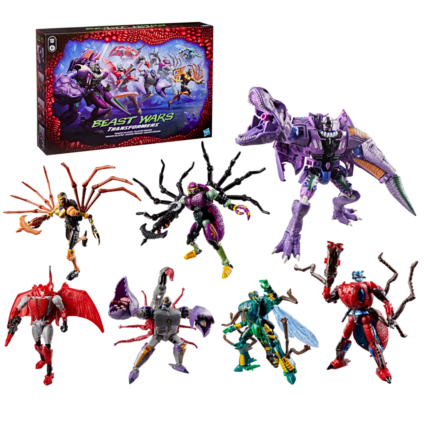 Transformers Beast Wars 30th Anniversary Predacon Collection 7-Figure Set