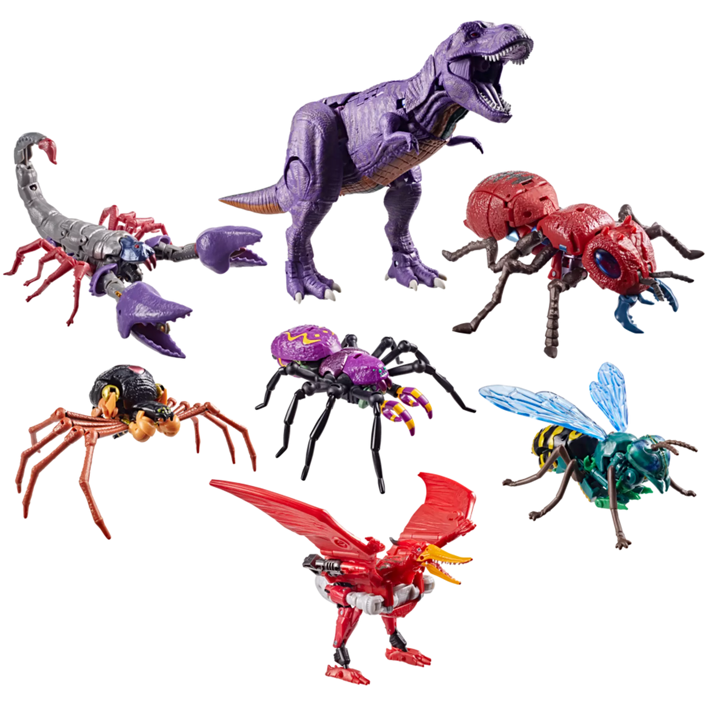 Transformers Beast Wars 30th Anniversary Predacon Collection 7-Figure Set