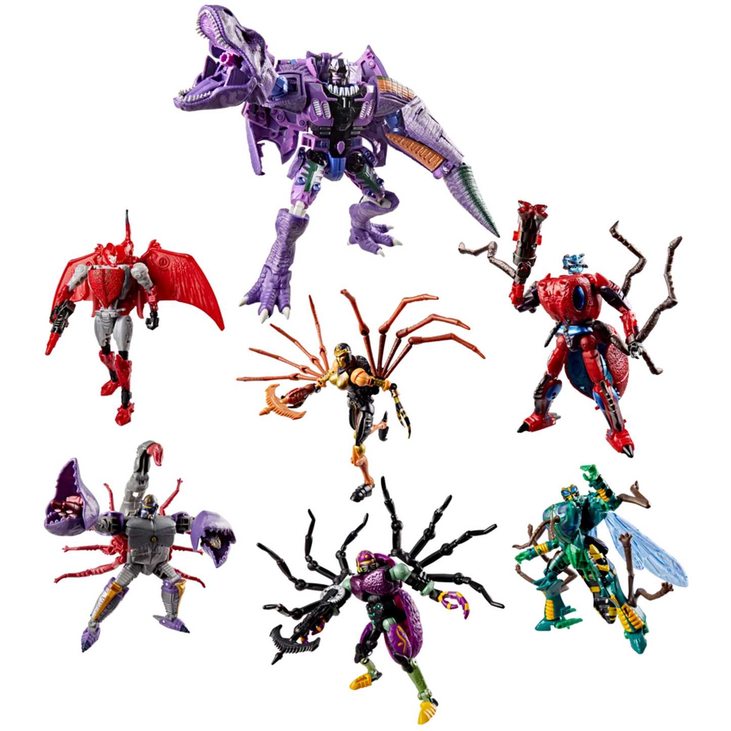 Transformers Beast Wars 30th Anniversary Predacon Collection 7-Figure Set