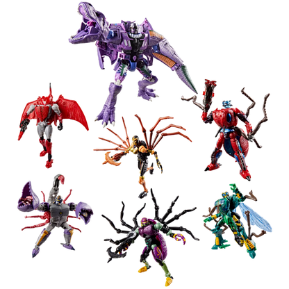 Transformers Beast Wars 30th Anniversary Predacon Collection 7-Figure Set