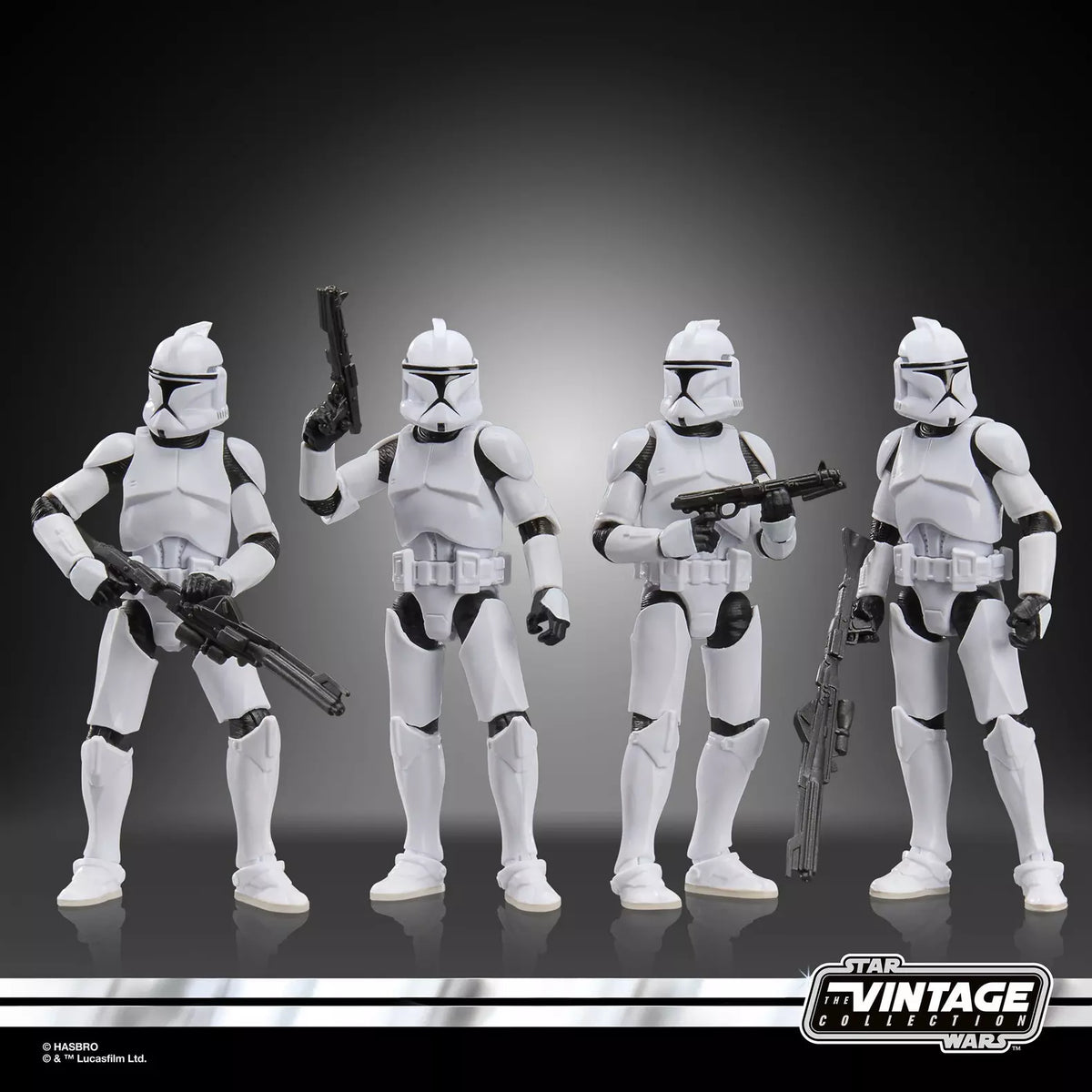Star Wars The Vintage Collection Phase I Clone Troopers 4-Pack