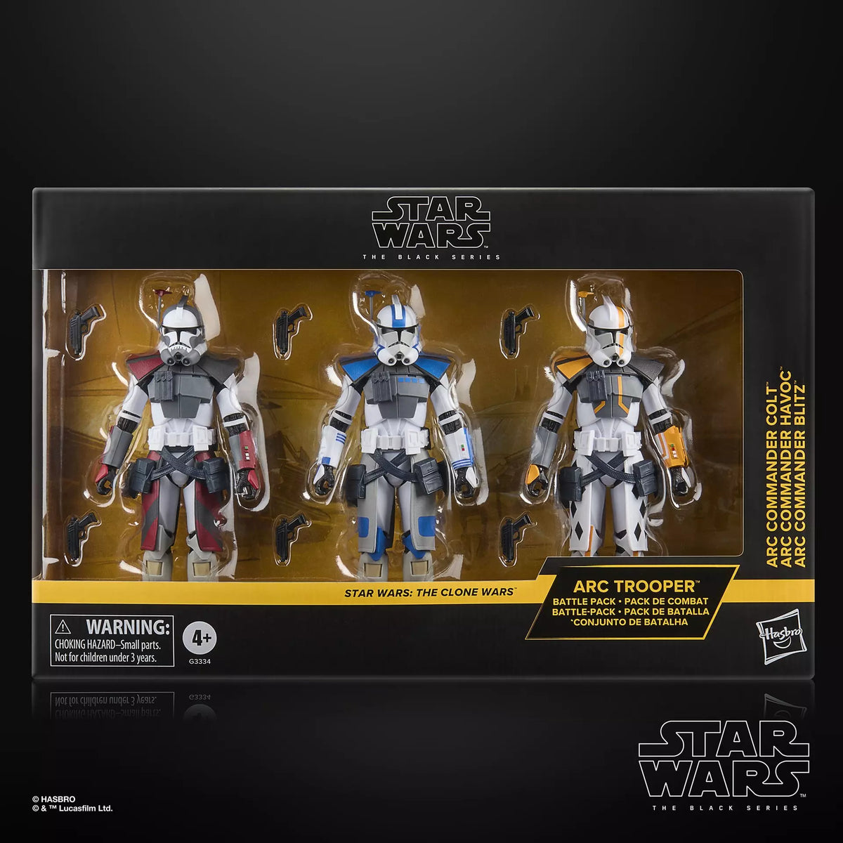 Star Wars The Black Series ARC Trooper Battle Pack (Colt, Havoc, & Blitz) [Clone Wars]