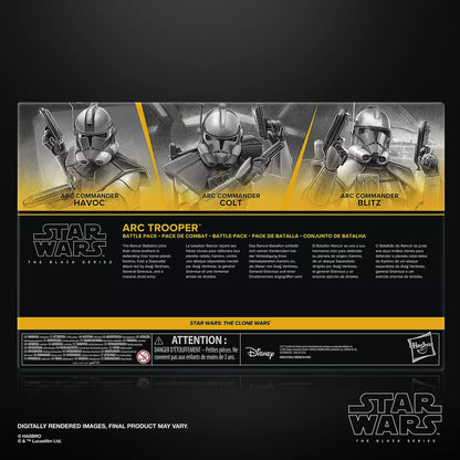 Star Wars The Black Series ARC Trooper Battle Pack (Colt, Havoc, & Blitz) [Clone Wars]