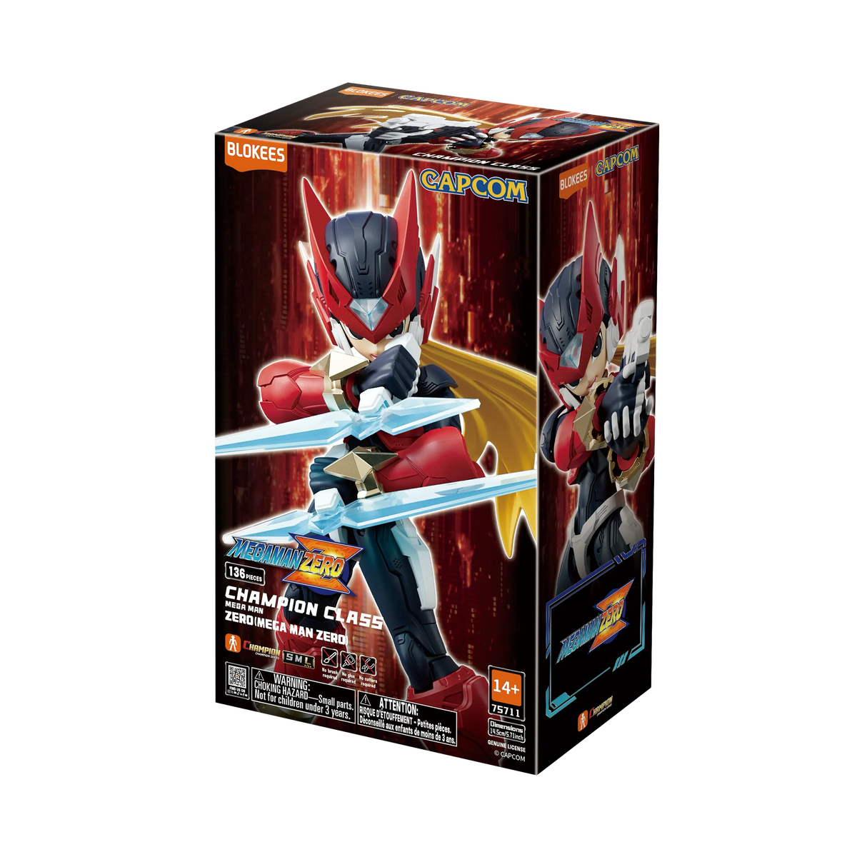 Mega Man Blokees Champion Class 02 Zero [Mega Man Zero]