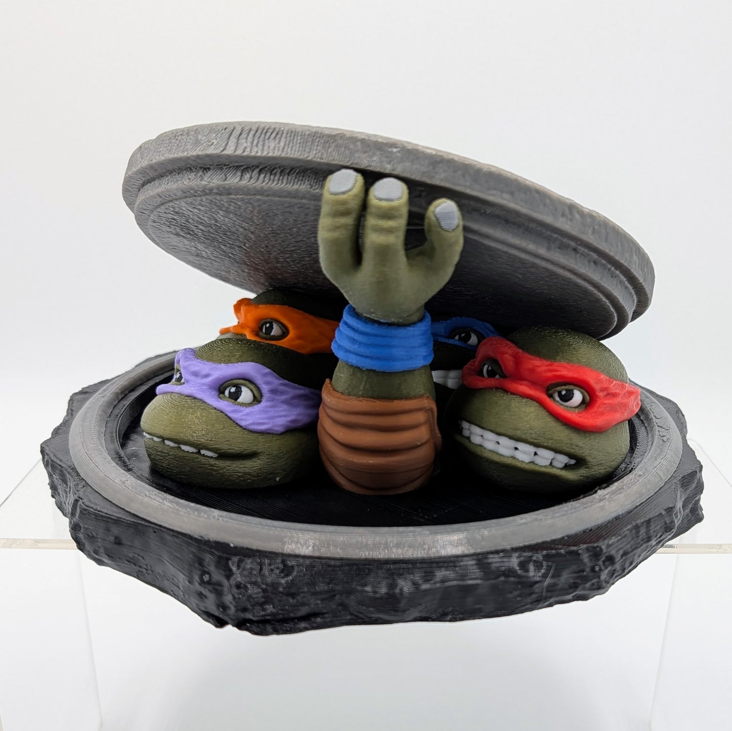 Teenage Mutant Ninja Turtles Custom 3D Printed Diorama - "Turtles Rising"