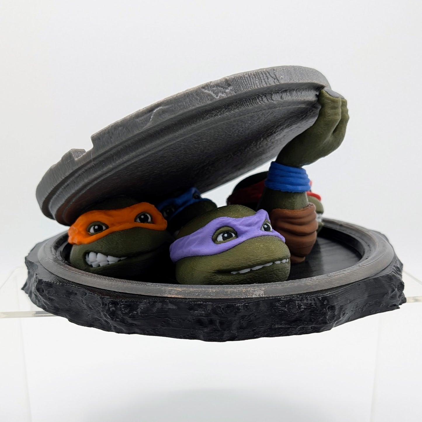 Teenage Mutant Ninja Turtles Custom 3D Printed Diorama - "Turtles Rising"