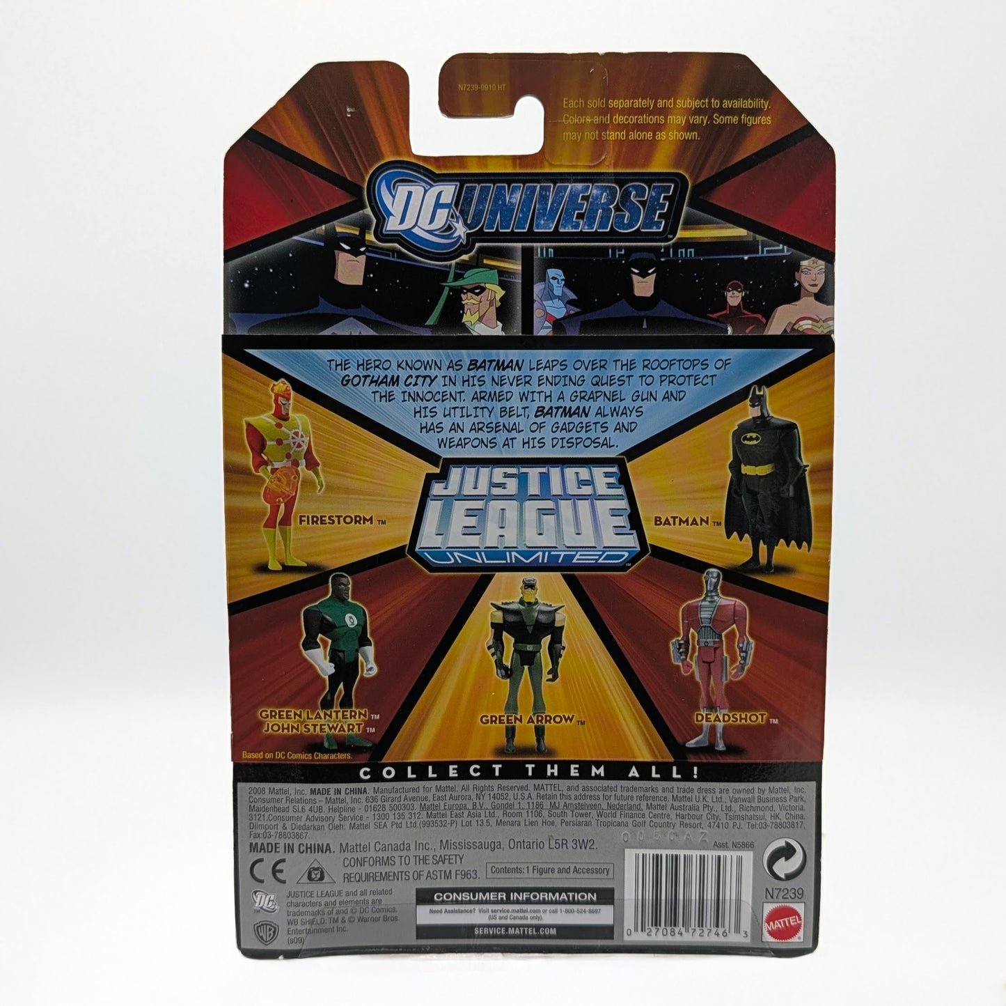 DC Universe Justice League Unlimited Fan Collection Batman (Black Suit)