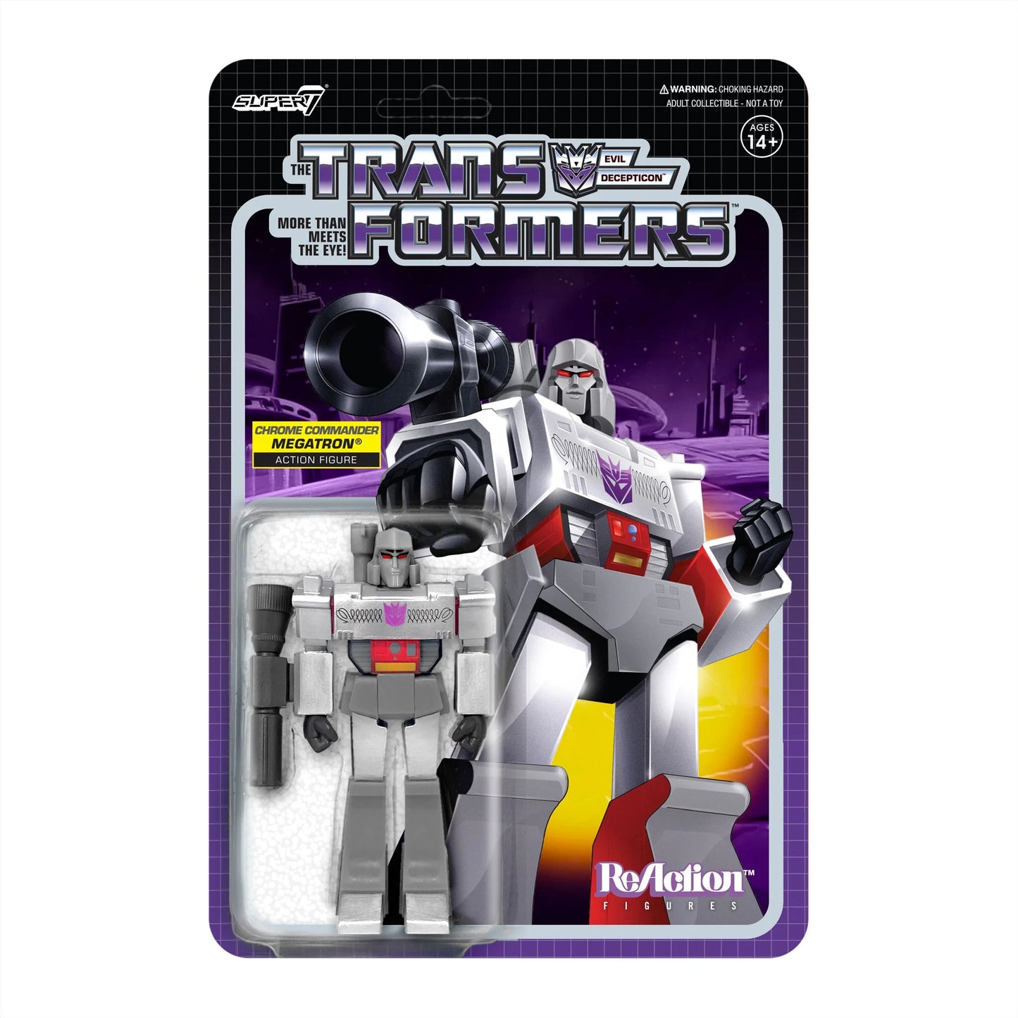Transformers ReAction Megatron (Chrome Commander)