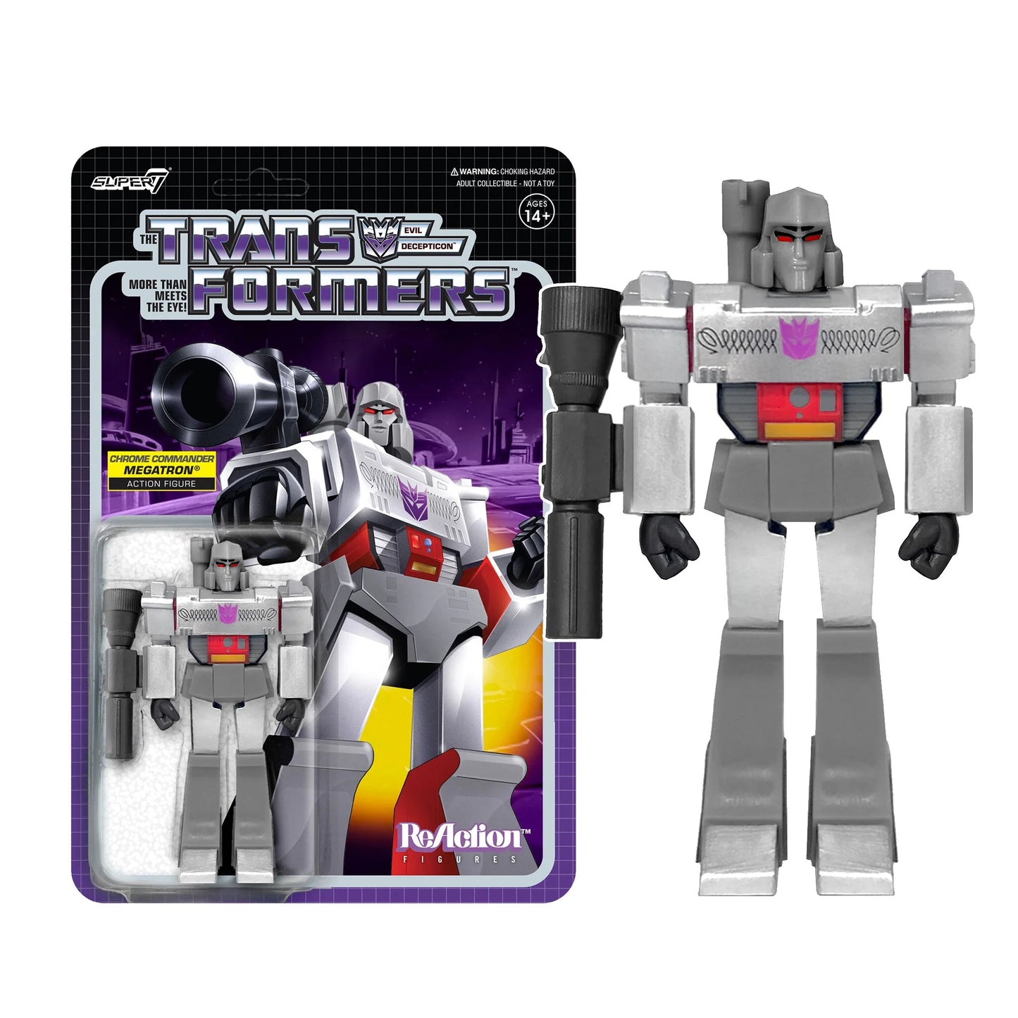 Transformers ReAction Megatron (Chrome Commander)