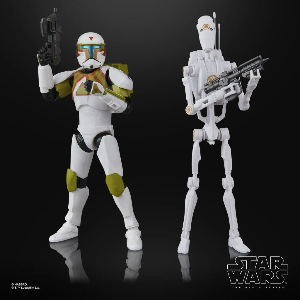 Star Wars The Black Series Clone Commando (Urban Fighter) & B1 Battle Droid (Training) [Gaming]