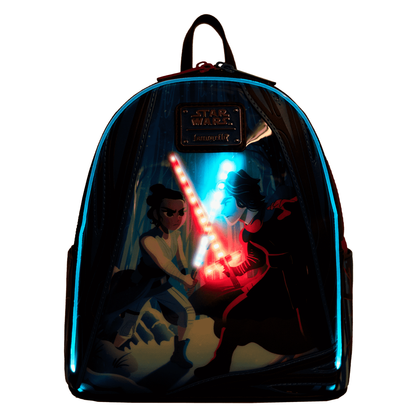 Star Wars The Force Awakens Rey & Kylo Light-Up Mini Backpack