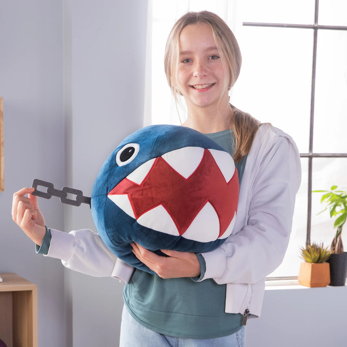 Super Mario Club Mocchi-Mocchi- Chain Chomp 15" Mega Plush