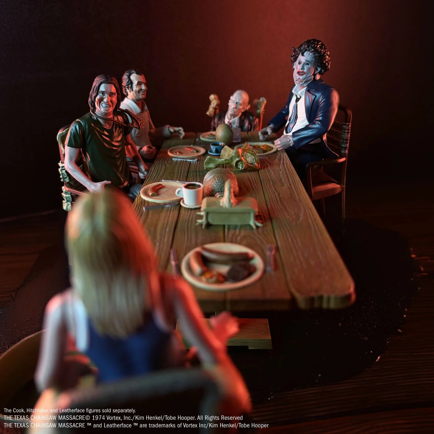 The Texas Chainsaw Massacre Dinner Scene Playset (1974)