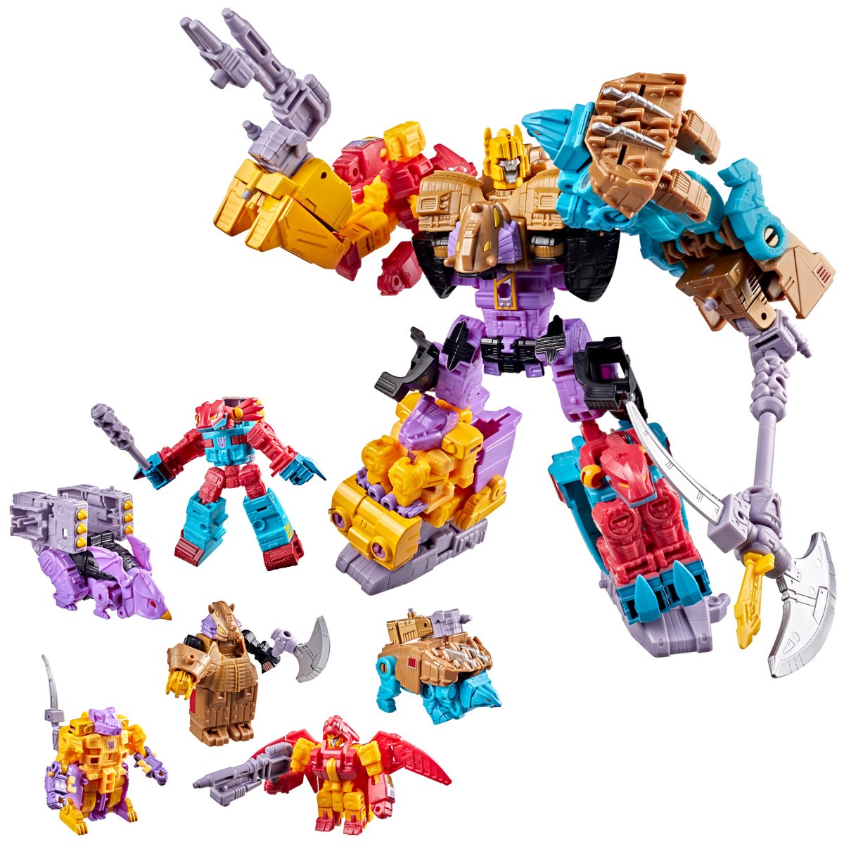 Transformers Age of the Primes Commander Class Decepticon Monstructor 6-Figure Combiner Set