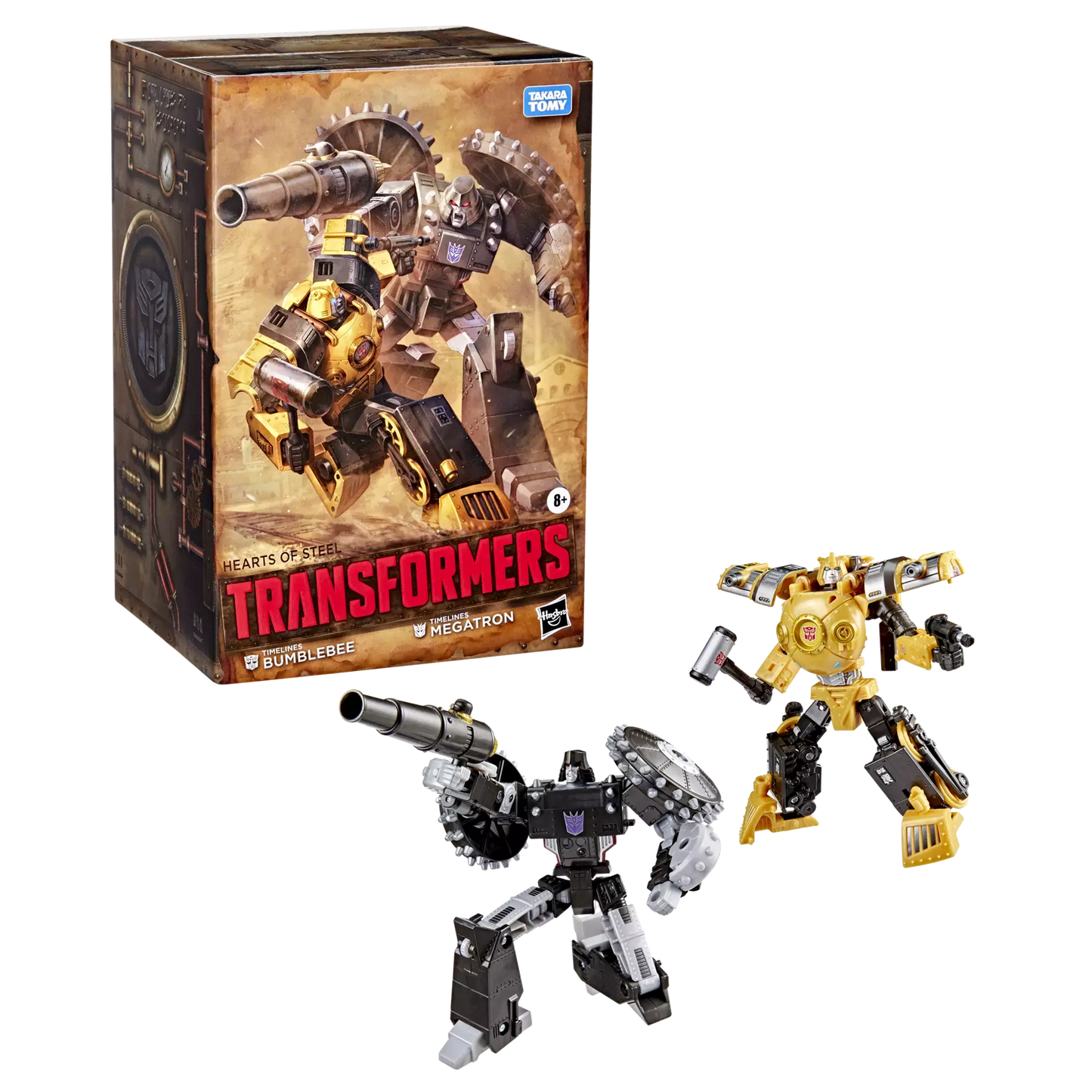Transformers Timelines Comic Edition Megatron and Bumblebee [Hearts of Steel]