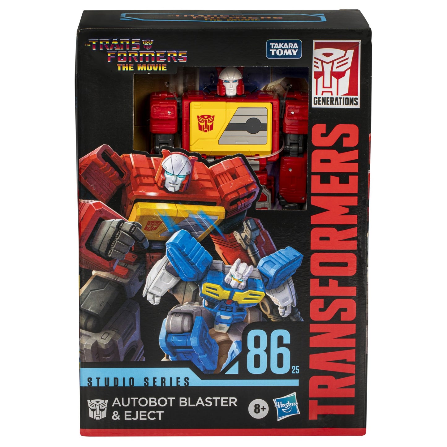 Transformers Studio Series Voyager Class Autobot Blaster & Eject (SS86-25) [Transformers: The Movie]
