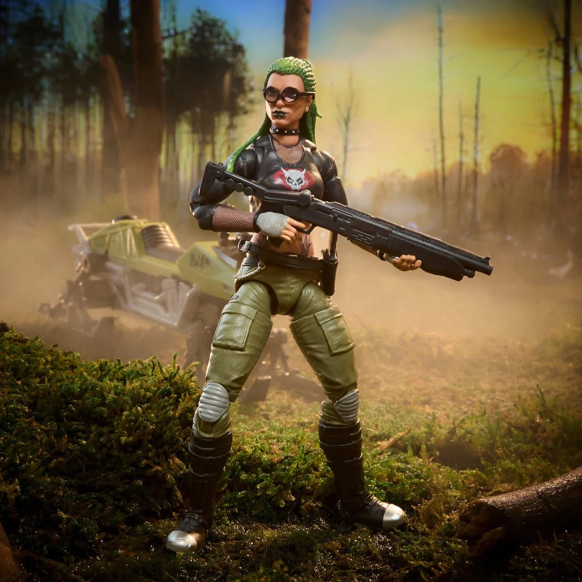 G.I. Joe Classified Series #194, Zanya and Dreadnok Chameleon (Swamp Skier) Vehicle