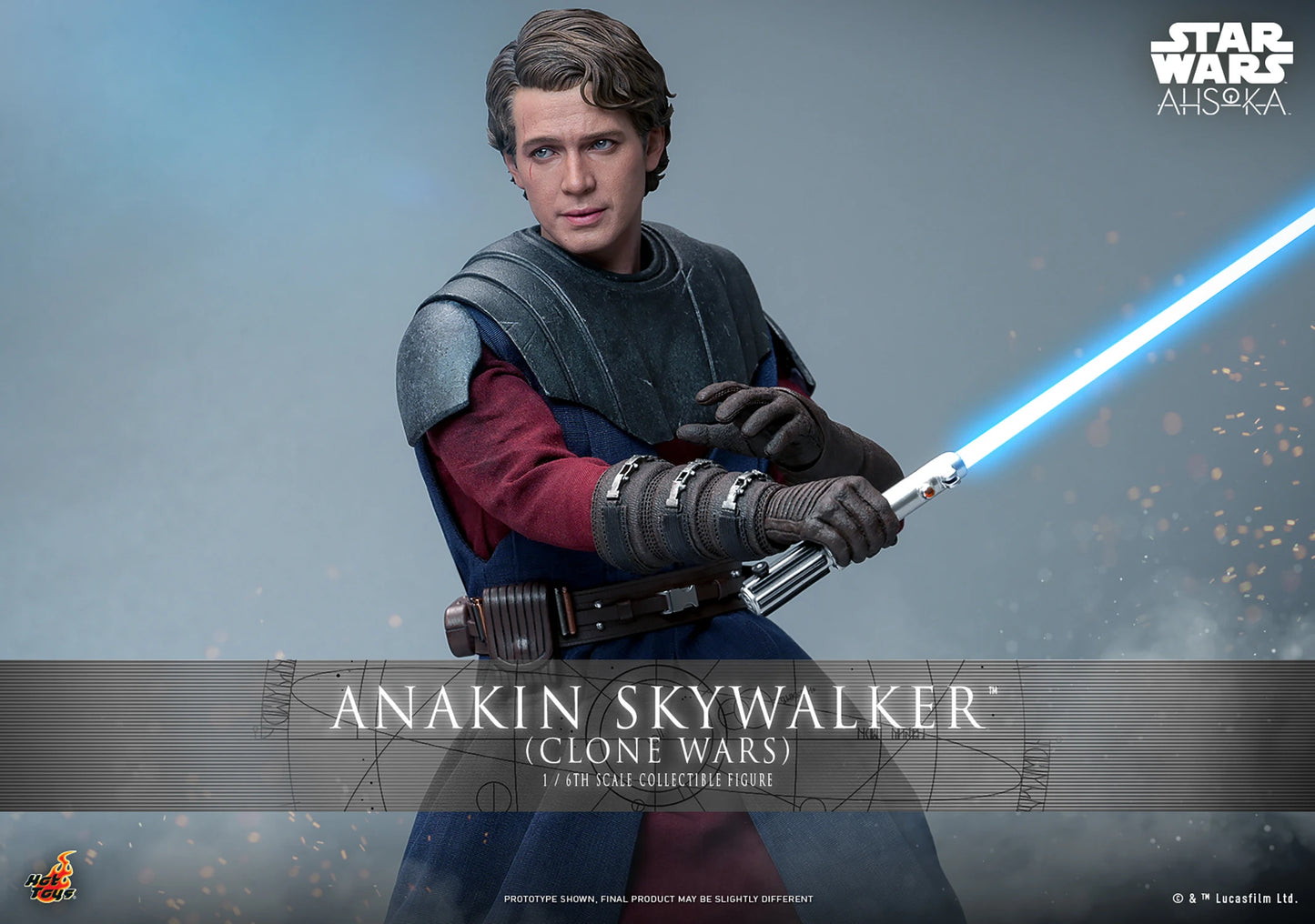 Star Wars Anakin Skywalker (Clone Wars) Sixth Scale Figure [TMS129]