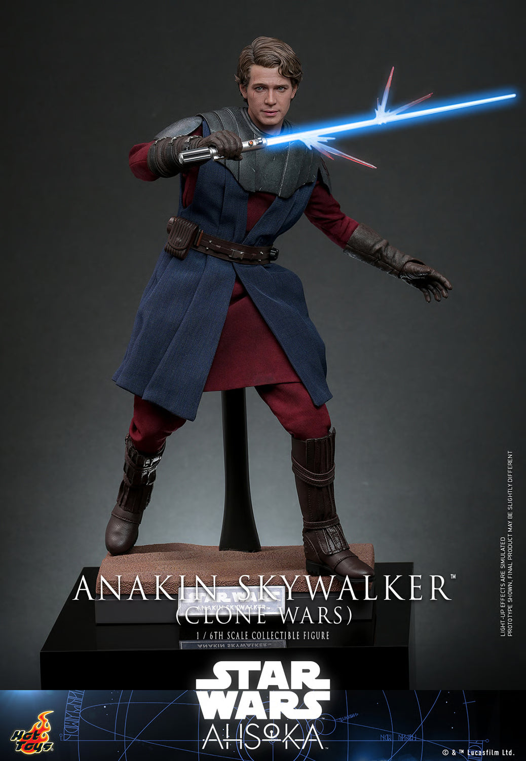 Star Wars Anakin Skywalker (Clone Wars) Sixth Scale Figure [TMS129]