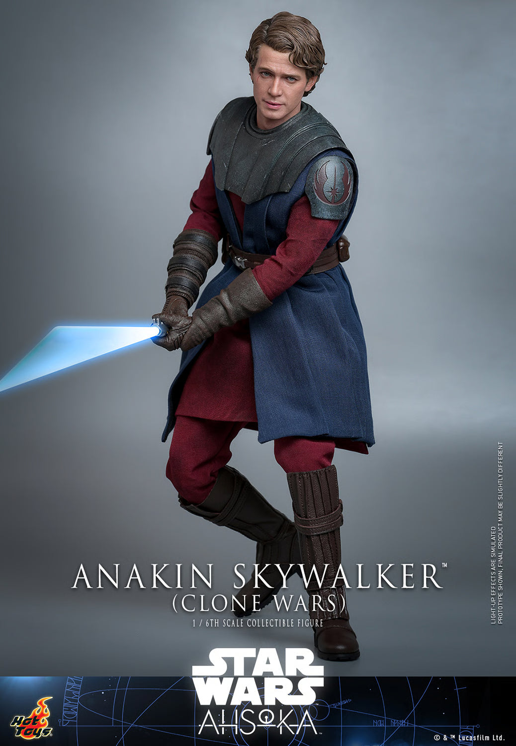 Star Wars Anakin Skywalker (Clone Wars) Sixth Scale Figure [TMS129]