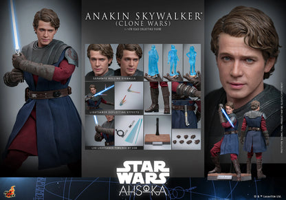 Star Wars Anakin Skywalker (Clone Wars) Sixth Scale Figure [TMS129]