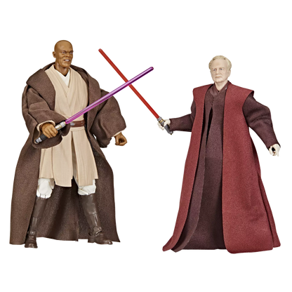 Star Wars The Black Series Mace Windu & Darth Sidious [RotS]