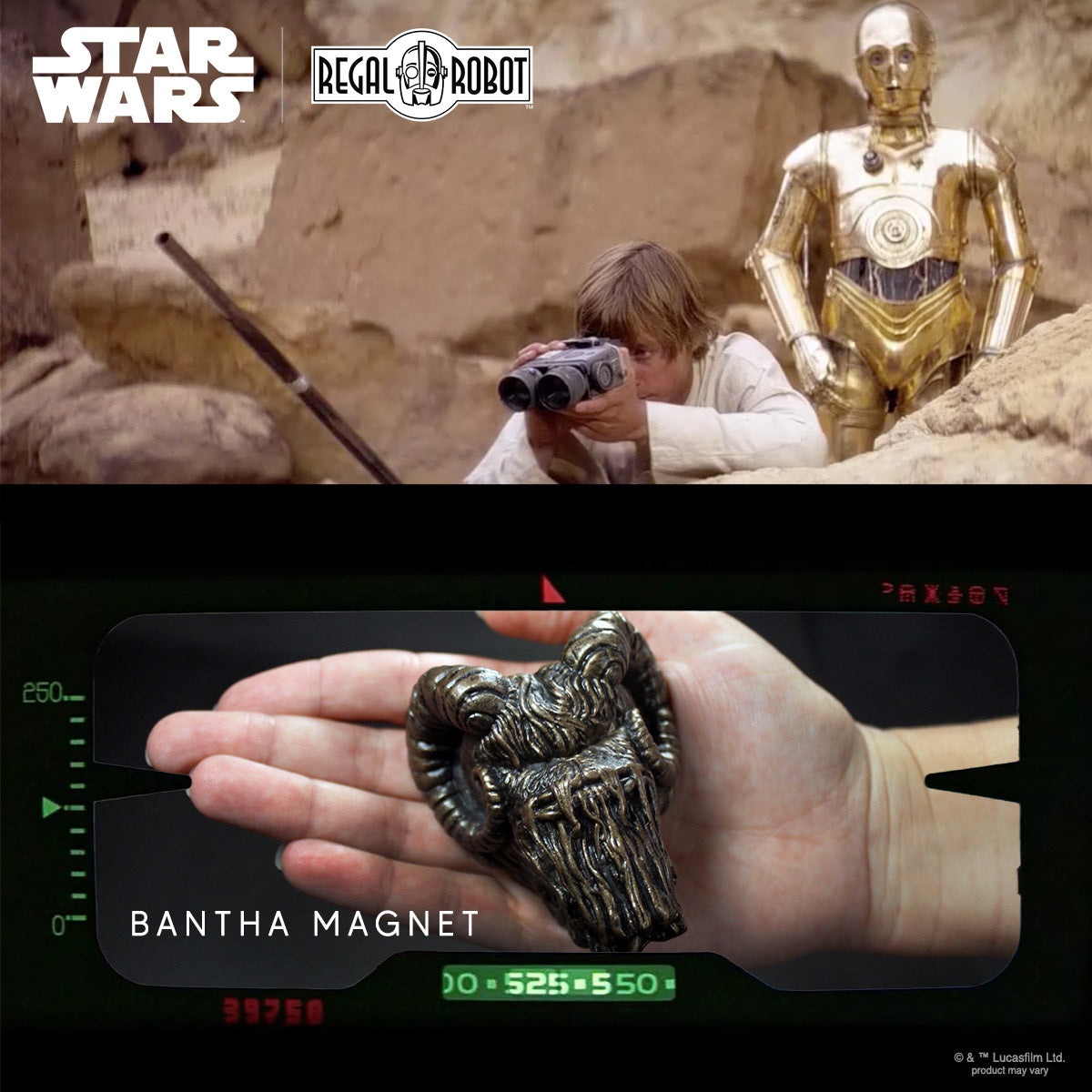 Star Wars Bantha Mini-Sculpture Magnet [Regal Robot Beast Collection]