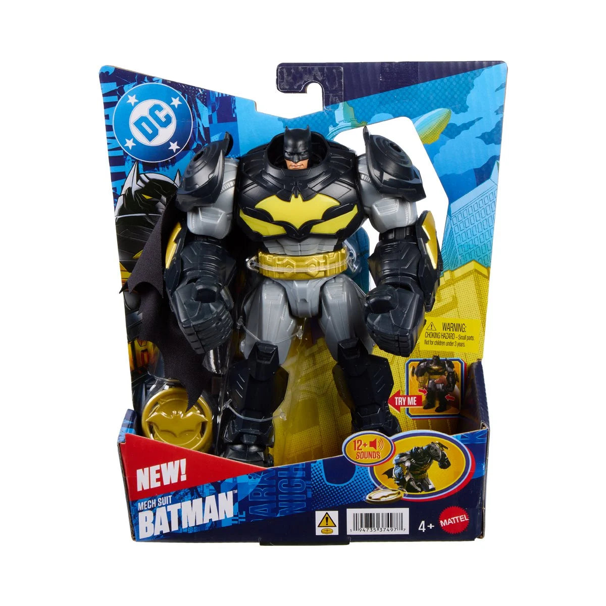 DC Premiere Series Mech Suit Batman w/ Light & Sound Effects