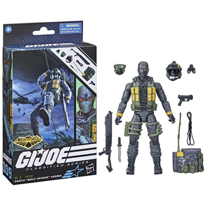 G.I. Joe Classified Series #109, Night Force Parth "Wolf Spider" Varma